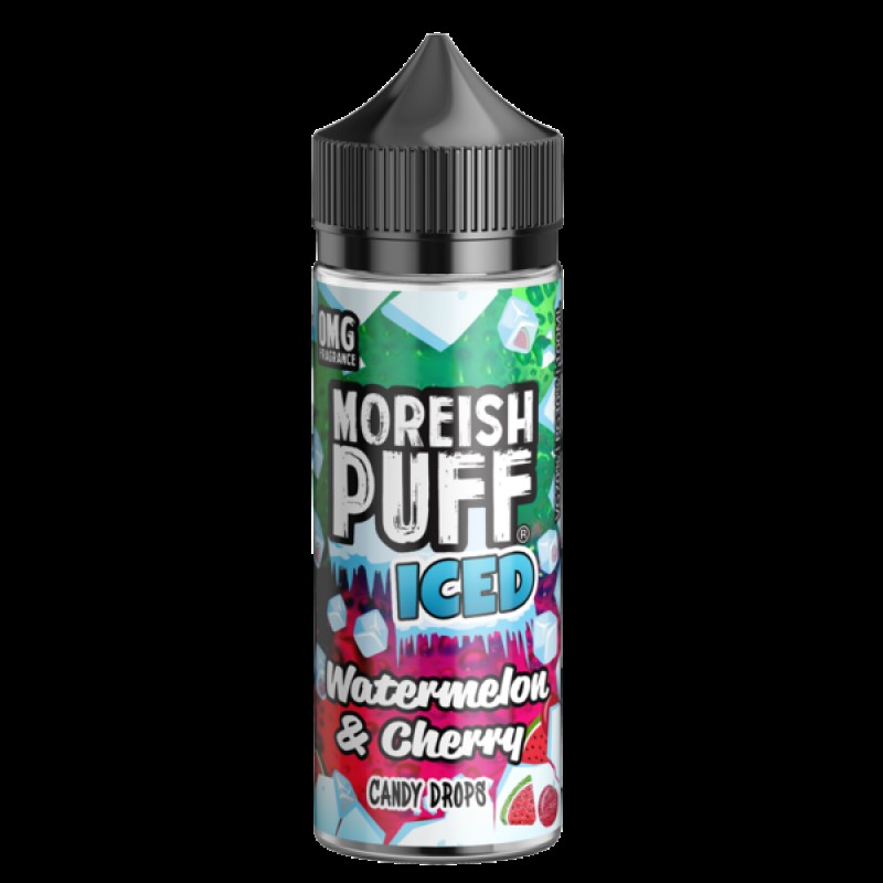 Moreish Puff - Watermelon & Cherry Candy Drops Iced